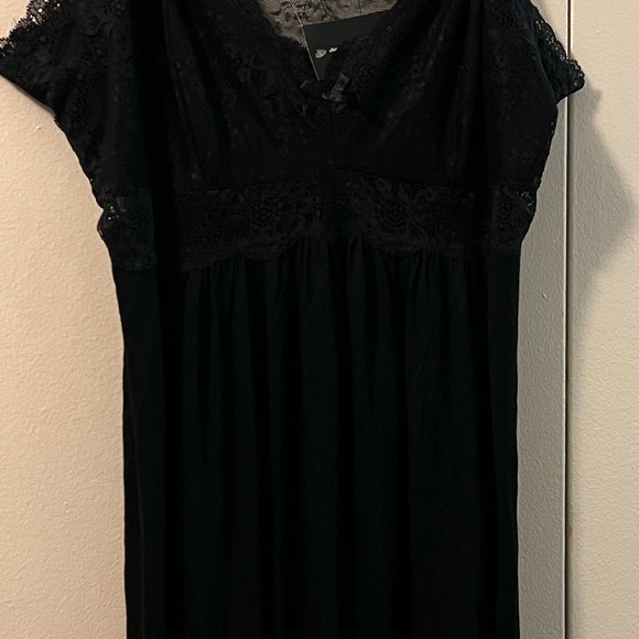 🆕 ELEGANT BLACK LACE LINGERIE MACY’S INC INTERNATIONAL CONCEPTS (2X) - Picture 7 of 8